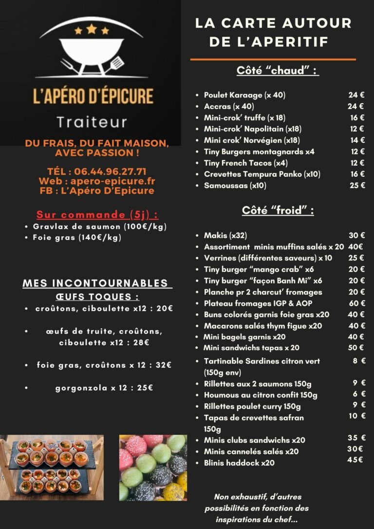 traiteur-planche-apero-epicure-aperitif-charente-maritime-jerome-habran-tapas-pintxos-tartinables-rillettes-accras-chatelaillon-saint-vivien-rochefort-la-rochelle-Marennes-traiteur-evenementiel-plats cuisines-snacking-degustation-huitres-coktail-dinatoire-mariages-anniversaires-repas-entreprise